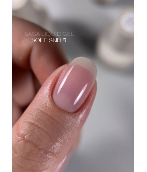 Гель Saga professional LIQUID SOFT SKIN №05, 15 мл